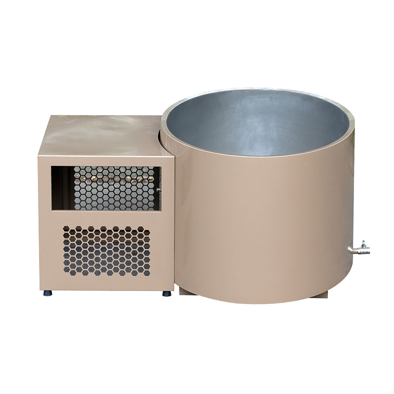 Bồn ngâm lạnh bằng thép không gỉ 304 màu vàng sâm panh Bồn ngâm lạnh bằng thép không gỉ 304 màu vàng sâm panh