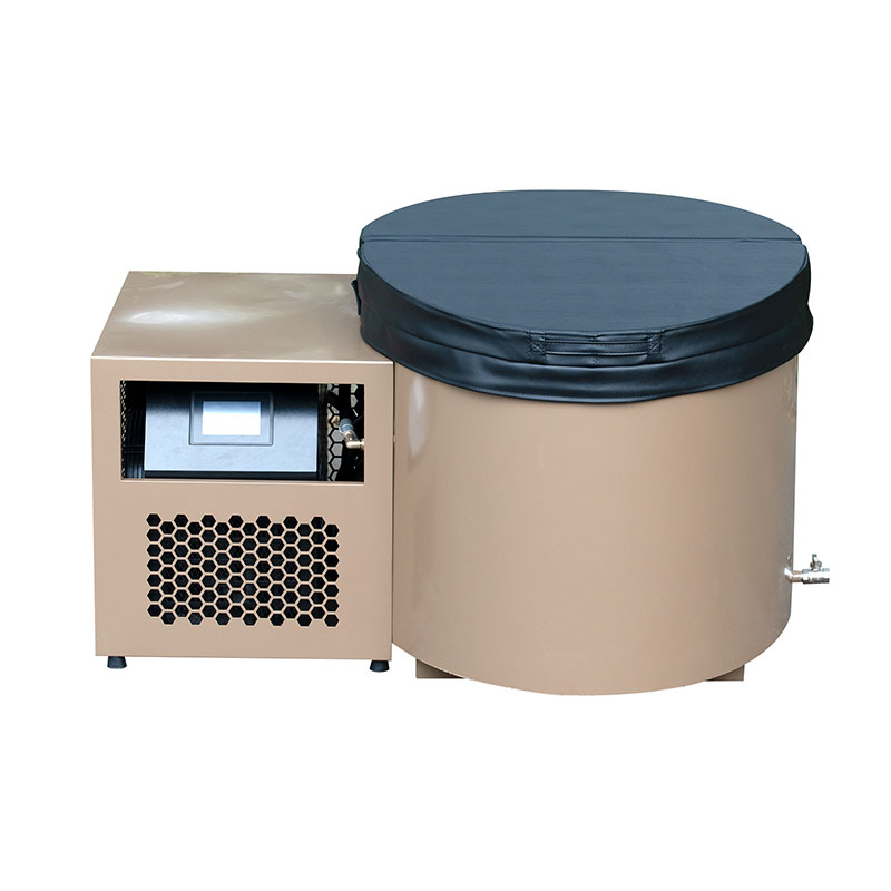 Bồn ngâm lạnh bằng thép không gỉ 304 màu vàng sâm panh