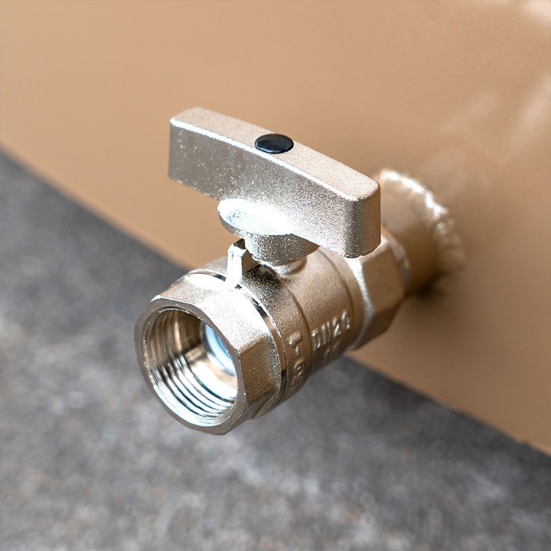 Bồn ngâm lạnh bằng thép không gỉ 304 màu vàng sâm panh