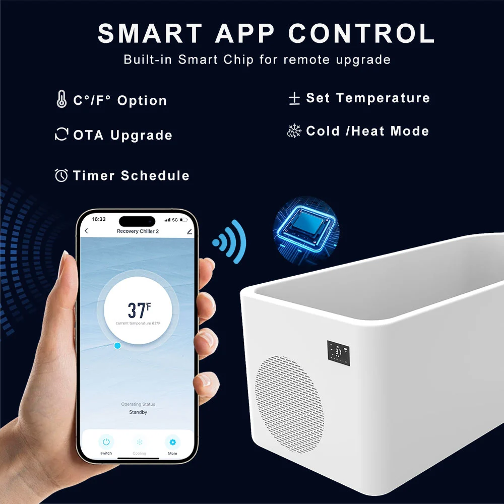 High End Acrylic Bathtub Chiller