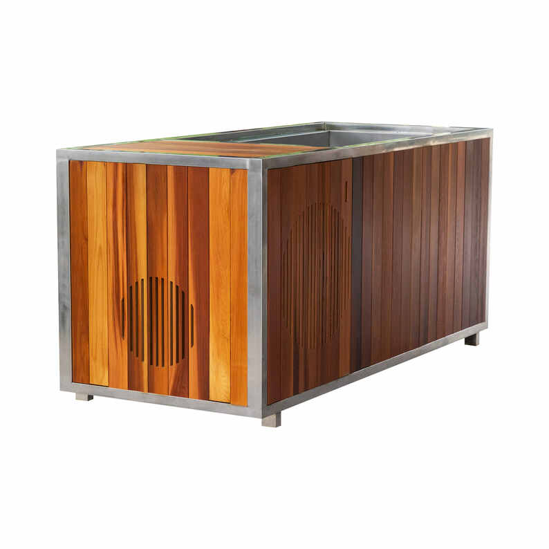 Hệ thống trị liệu lạnh tất cả trong một bằng gỗ tuyết tùng gia cố 280 kg